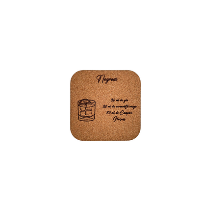 Sous verres recettes