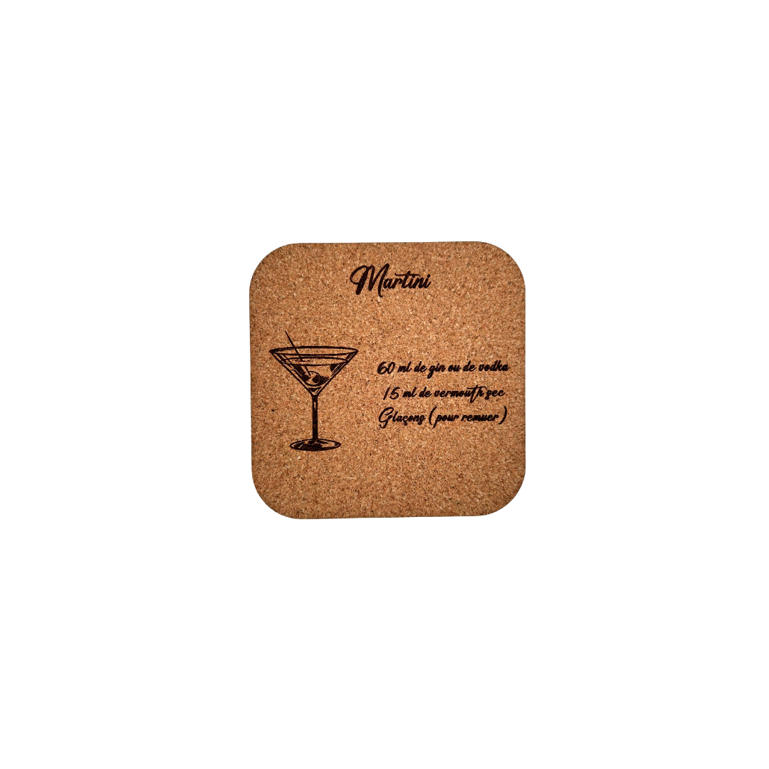 Sous verres recettes